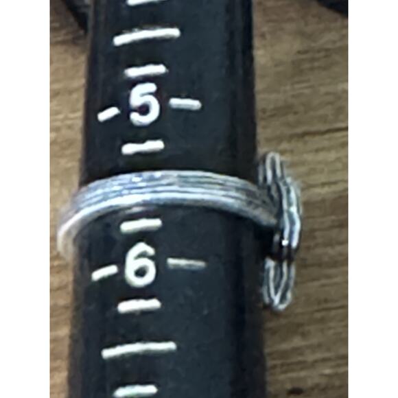 James Avery RETIRED Sterling Silver and Bronze Cactus Blossom Ring Size 5.5 - Picture 7 of 8